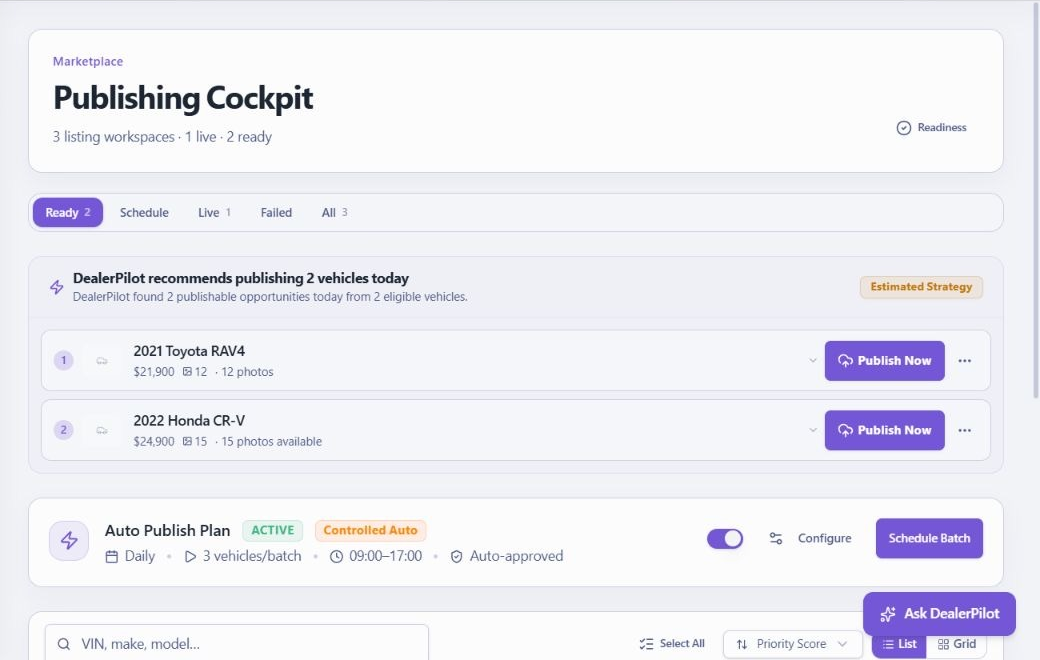 Publishing Cockpit